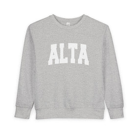 Alta, Utah Toddler Sweatshirt - Alta Toddler Crewneck Sweatshirt