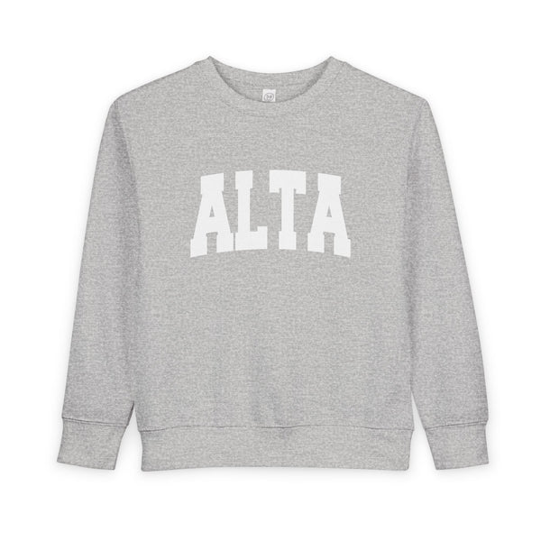 Alta, Utah Toddler Sweatshirt - Alta Toddler Crewneck Sweatshirt