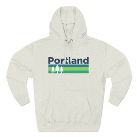 Premium Portland, Oregon Hoodie - Retro Unisex Portland Sweatshirt