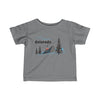 Colorado Mountain Gondola Baby Tee, Skiing Snowboarding Infant Shirt, Mountain Adventure Kids Top