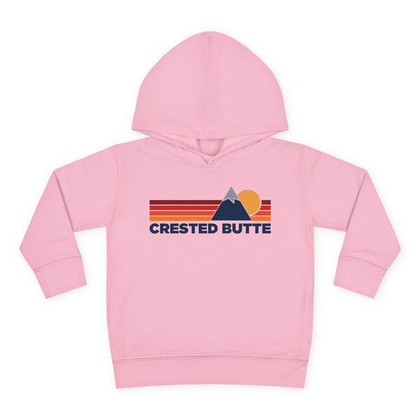 Crested Butte, Colorado Toddler Hoodie - Unisex Mountain Crested Butte Pullover Sweatshirt, Kids Hooded Jumper, Colorado Souvenir