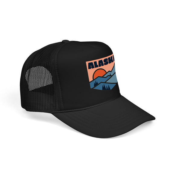 Alaska Trucker Hat - Alaska Mountain Cap
