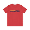 Wisconsin Dells T Shirt - Retro Jetski PWC Graphic Wisconsin Dells Tee