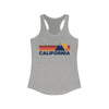 California Women's Racerback Tank Top - Mountain Lover Sleeveless Shirt, Women's California Hiking Tank