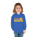 Arizona Toddler Hoodie - Retro Sunrise Unisex Arizona Toddler Sweatshirt-17