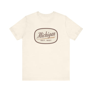 Buy natural Michigan T-Shirt - Retro Unisex Michigan Shirt