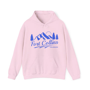 Fort Collins, Colorado Hoodie - Unisex Mountain Fort Collins Hoodie Sweatshirt