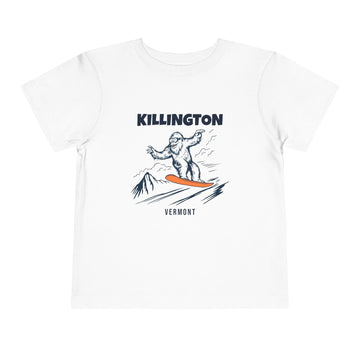 Killington, Vermont Yeti Snowboard Toddler Tee - 0