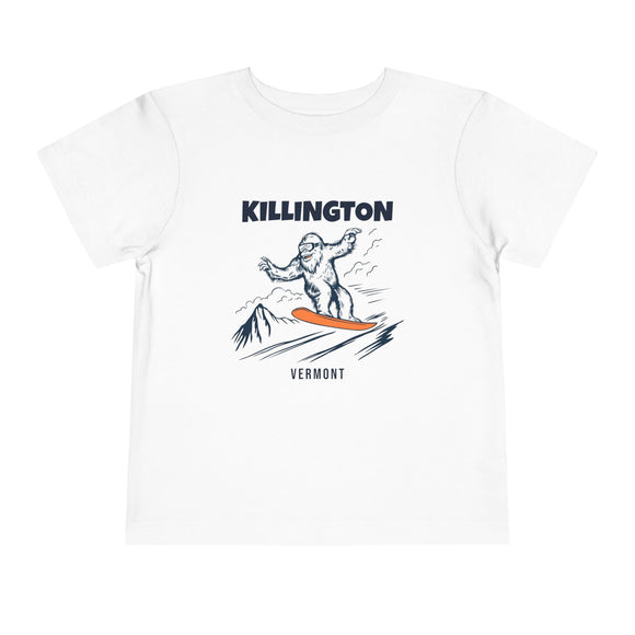 Killington, Vermont Yeti Snowboard Toddler Tee
