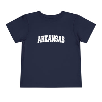 Buy navy Arkansas Toddler Graphic Tee - Kids Arkansas Vacation T-Shirt