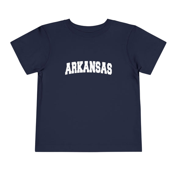 Arkansas Toddler Graphic Tee - Kids Arkansas Vacation Shirt
