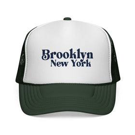 Buy dark-green Brooklyn, New York Retro Trucker Hat