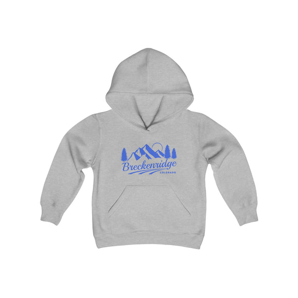 Retro Breckenridge, Colorado Youth Hoodie - Mountain Breckenridge, Colorado Kids Sweatshirt, Cute Breckenridge, Colorado Children's Pullover