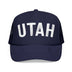Kids Utah Trucker Hat - Youth Snapback Cap on white background