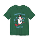 Jackson Hole, Wyoming T Shirt - Ski Snowman Graphic Tee-3