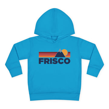 Buy turquoise Frisco, Colorado Toddler Hoodie - Unisex Mountain Frisco Pullover Sweatshirt, Kids Hooded Jumper, Colorado Souvenir