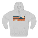 Mount Hood, Oregon Hoodie - Retro Mountain Unisex Sweatshirt-3