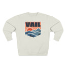 Premium Vail, Colorado Mountain Graphic Sweatshirt-5