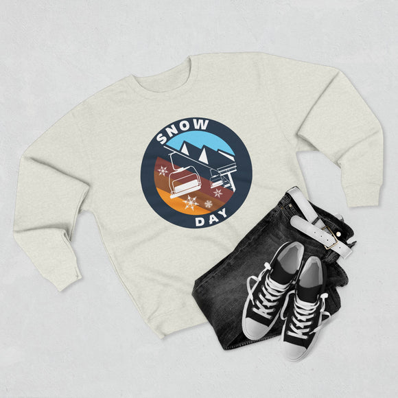 Premium Park City, Snow Day Mountain Ski Lift Sweatshirt