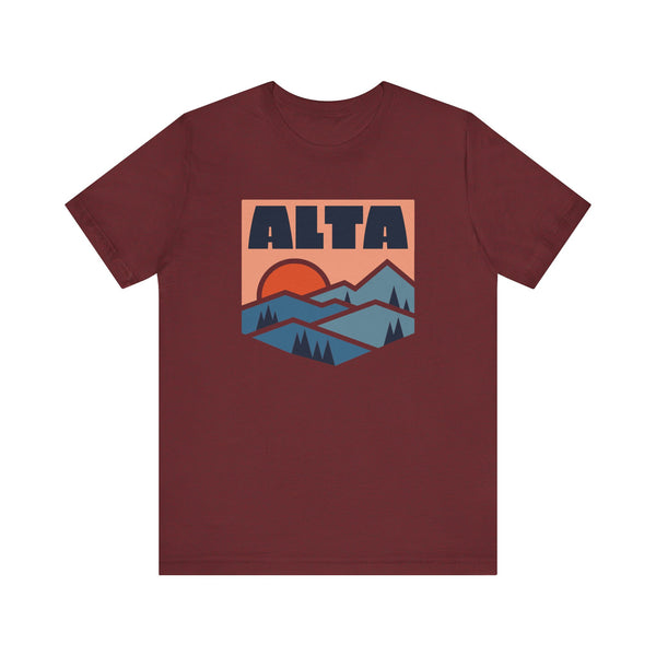 Alta, Utah T Shirt - Retro Graphic Tee