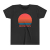 Boston, Massachusetts Youth Shirt - Retro 80s Boston Kid's T-Shirt