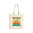 Salt Lake City, Utah Tote Bag, Cotton Canvas Tote Bag, Reusable Shopping Bag, Eco-Friendly Tote, Salt Lake City, Utah Gift-1