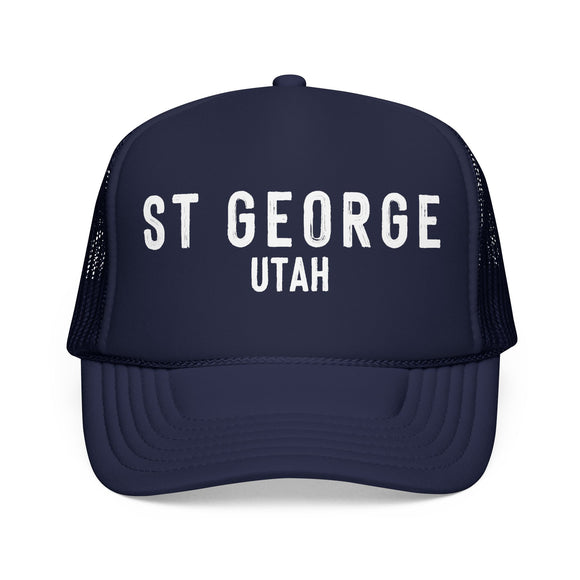 St George, Utah Trucker Hat - Foam St George Cap