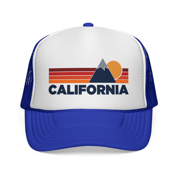 Buy royal California Retro Mountains Trucker Hat - Vintage Style California Cap