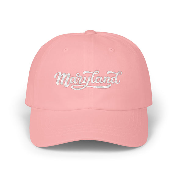 Maryland Dad Hat - Embroidered Maryland Classic Dad Cap