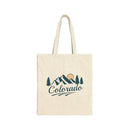 Colorado Cotton Canvas Tote Bag - 15" x 16"-1