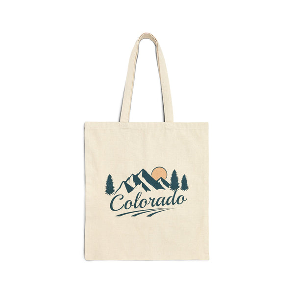 Colorado Cotton Canvas Tote Bag - 15