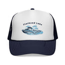 Flathead Lake Wakeboard Boat Trucker Hat-5