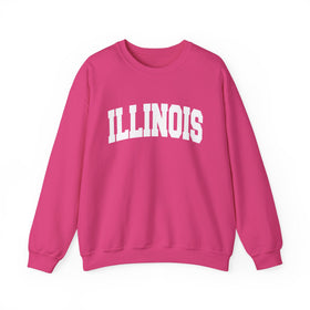 Buy heliconia Illinois Sweatshirt - Unisex Graphic Crewneck
