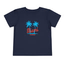 Miami, Florida Toddler T-Shirt - Retro Palm Tree Toddler Miami Shirt-1