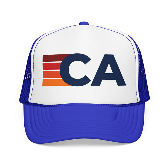 California Trucker Hat - CA Abbr retro cap