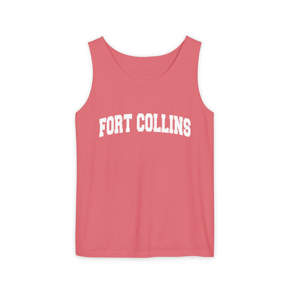 Fort Collins, Colorado Tank Top Unisex | Comfort Colors - 100% Cotton