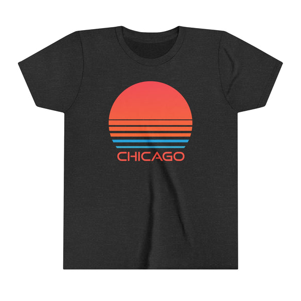 Chicago, Illinois Youth Shirt - Retro 80s Chicago Kid's T-Shirt