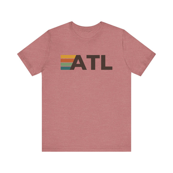 Atlanta, Georgia tee - ATL t shirt retro stripes