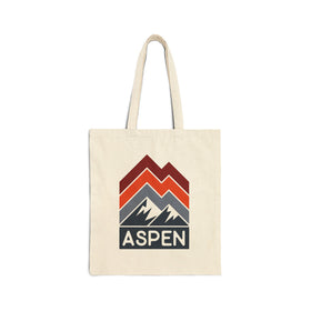 Aspen, Colorado Cotton Canvas Aspen Tote Bag