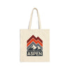 Aspen, Colorado Cotton Canvas Aspen Tote Bag