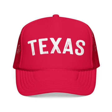 Buy red Texas Trucker Hat - Texas Cap