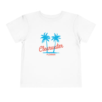 Charleston, Florida Toddler T-Shirt - Retro Palm Tree Toddler Charleston Shirt - 0