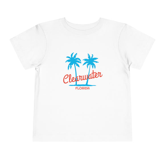 Charleston, Florida Toddler T-Shirt - Retro Palm Tree Toddler Charleston Shirt