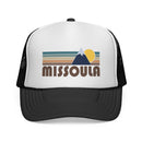 Missoula, Montana Retro Mountains Trucker Hat - Vintage Style Missoula Cap-1