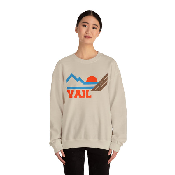 Vail, Colorado Sweatshirt - Mountain Vail Crewneck Sweatshirt