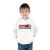 Colorado Toddler Hoodie - Unisex Mountain Pullover Sweatshirt, Kids Hooded Jumper, Colorado Souvenir