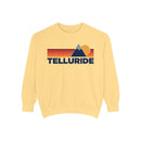 Telluride, Colorado Mountain Stripes Sweatshirt | Comfort Colors - 100% Cotton-4