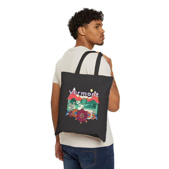 Vermont Cotton Canvas Tote Bag - 15" x 16"