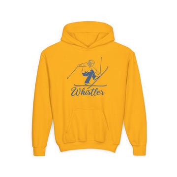Buy gold Whistler, Canada Youth Hoodie - Snow Ski Kids Whistler Hooded Sweatshirt
