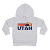 Utah Toddler Hoodie - Unisex Mountain Pullover Sweatshirt, Kids Hooded Jumper, Utah Souvenir